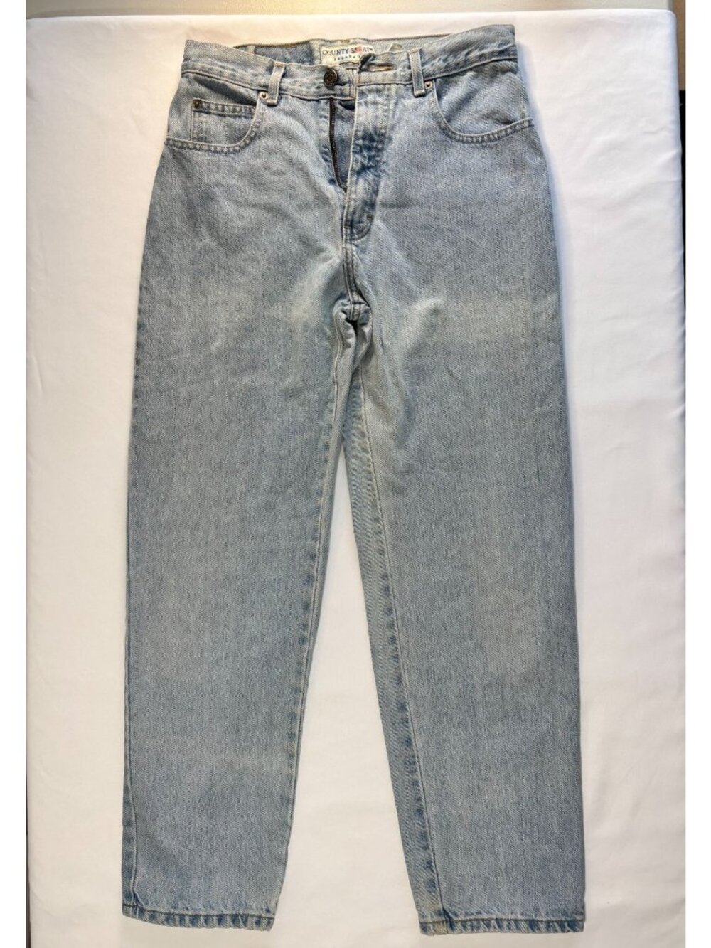 County Seat Relaxed Fit Light Wash Jeans (W32 x L27)